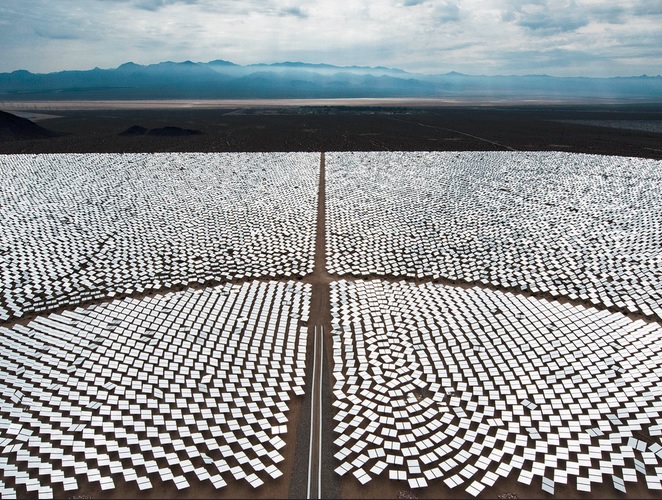 Ivanpah solar installation in Nipton, California