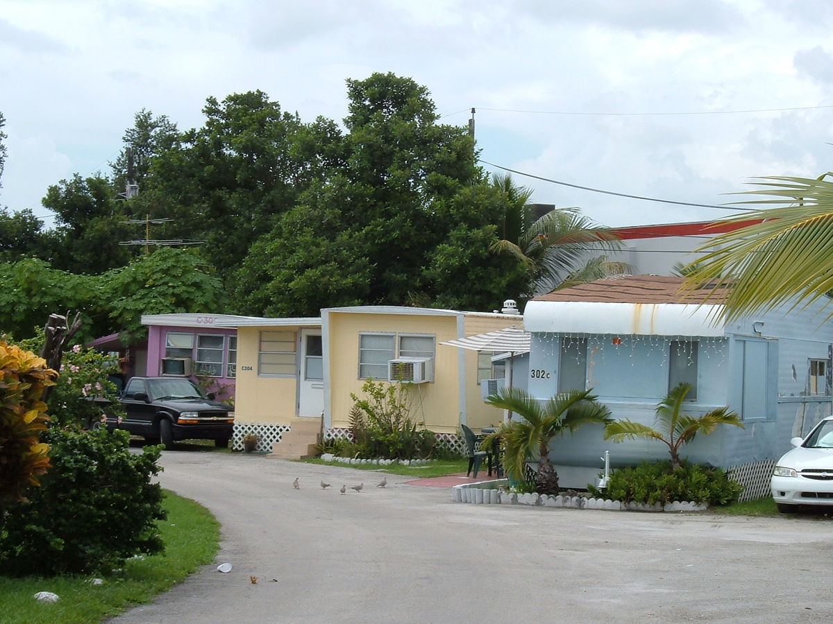 Sunnyside trailer park in West Miami, Florida