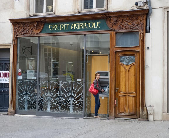 Credit Agricole in Nancy, France