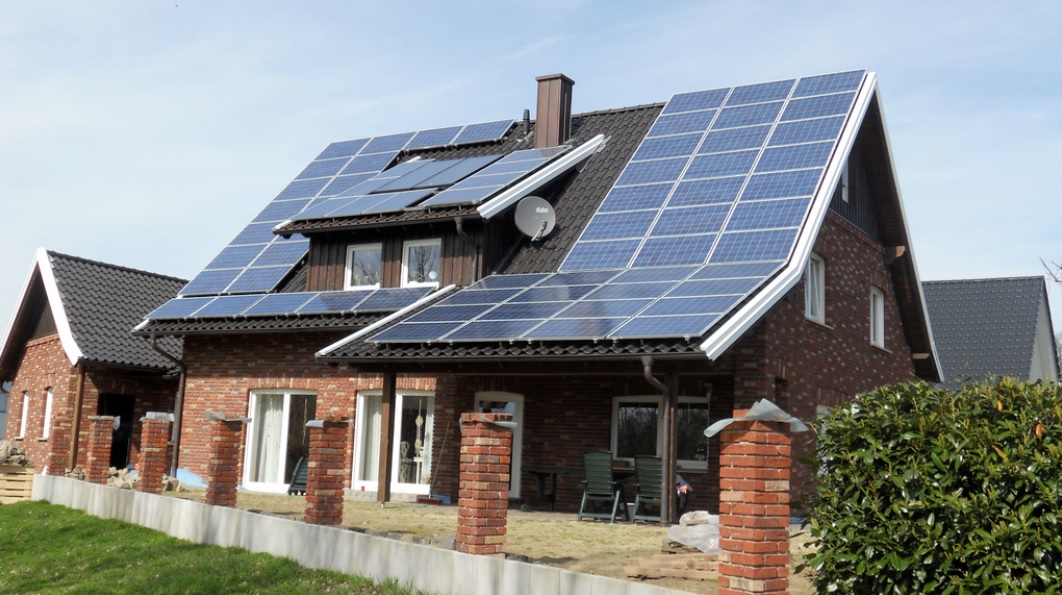 A solar installation in Germany