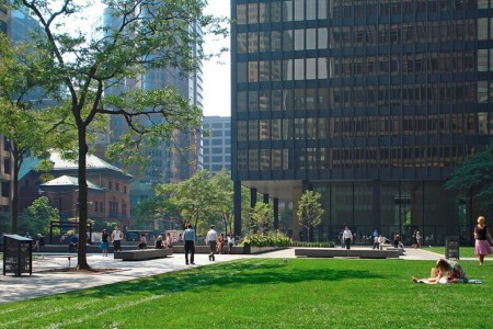 Toronto financial district