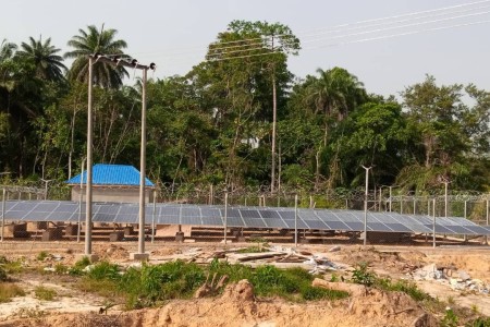 A minigrid using solar shines via Nigeria's initiative
