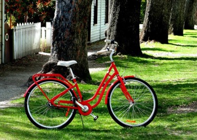 Red bike