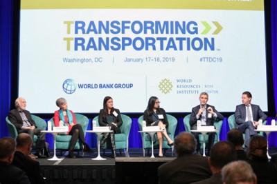 Transforming Transportation conference panel