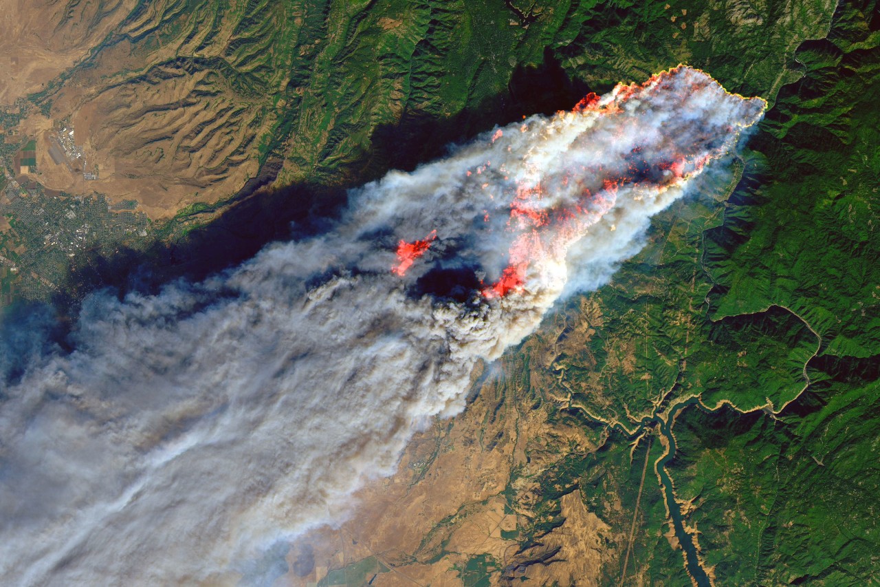 Paradise fire, California