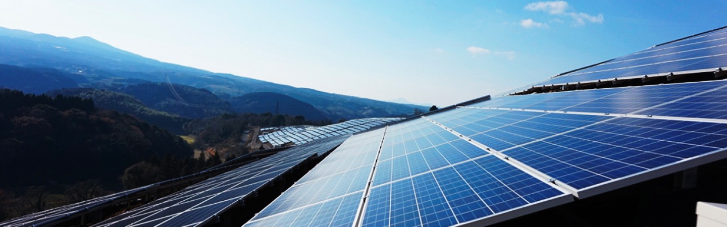 Solar Farm in Mountains