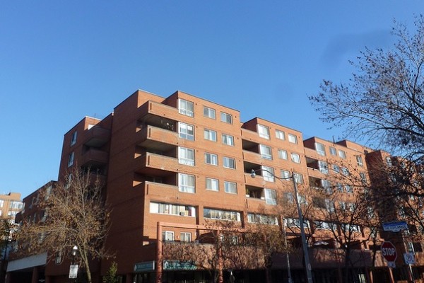 Apartment building exterior