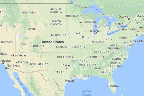 United States map