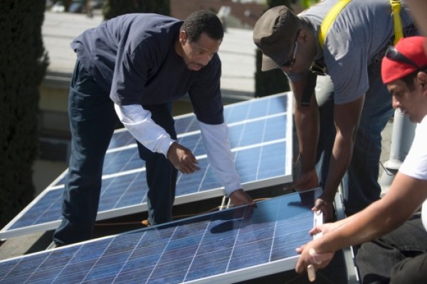 Installing solar panels