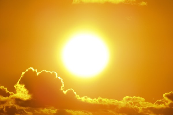 Sun in the sky