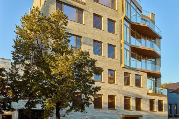 The exterior of "Timber House," courtesy of Mesh Architectures
